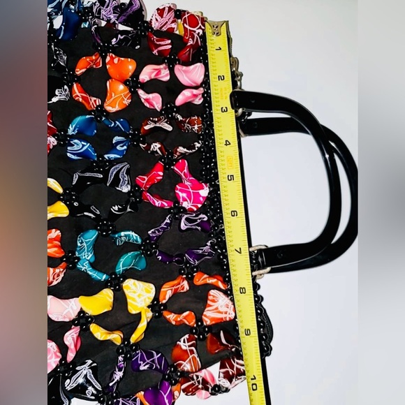 Handmade Beaded African Hobo Handbag | EUC | Completely Made & Sowed by Hand - Picture 12 of 14